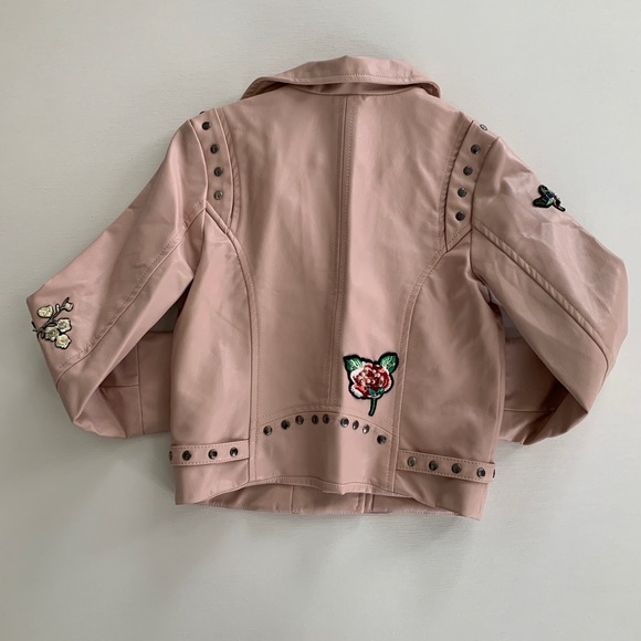 Girls faux leather jacket [size 6] - Picture 8 of 10